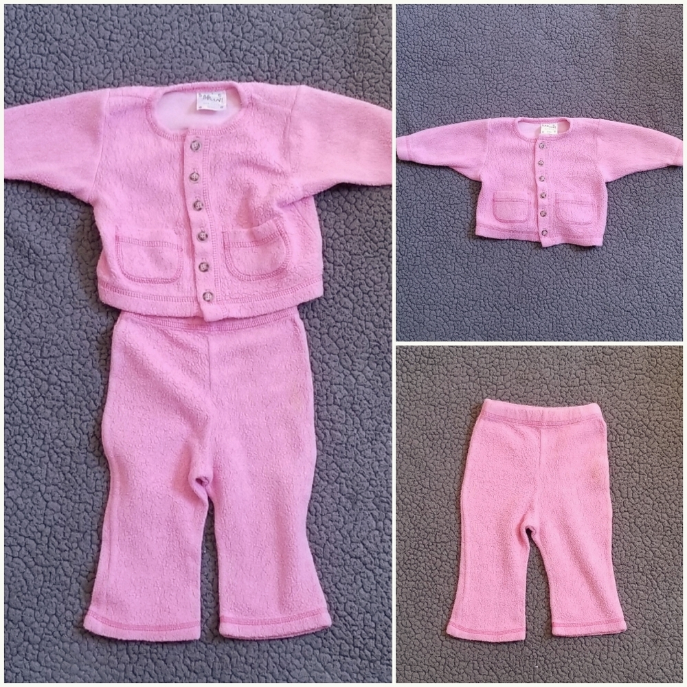 6m Baby Girl's Matching Top & Bottom